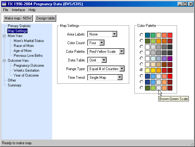 Vitalnet Health Data Analysis Screenshot