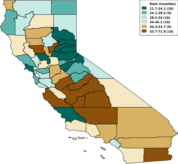 California Vitalnet Map Thumbnail