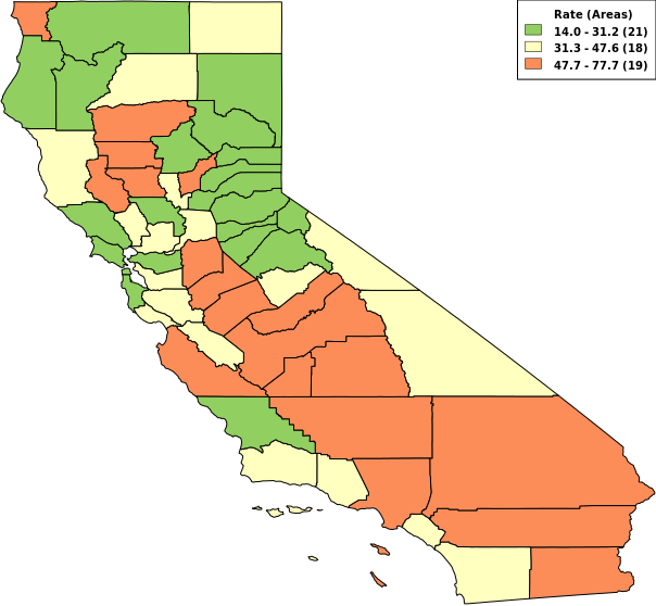 Image showing Jenks natural breaks