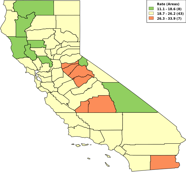 Image showing Jenks natural breaks